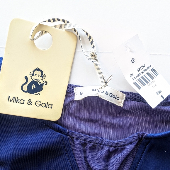 Mika & Gala Sleeveless Dress Shirt NWT - Picture 3 of 3